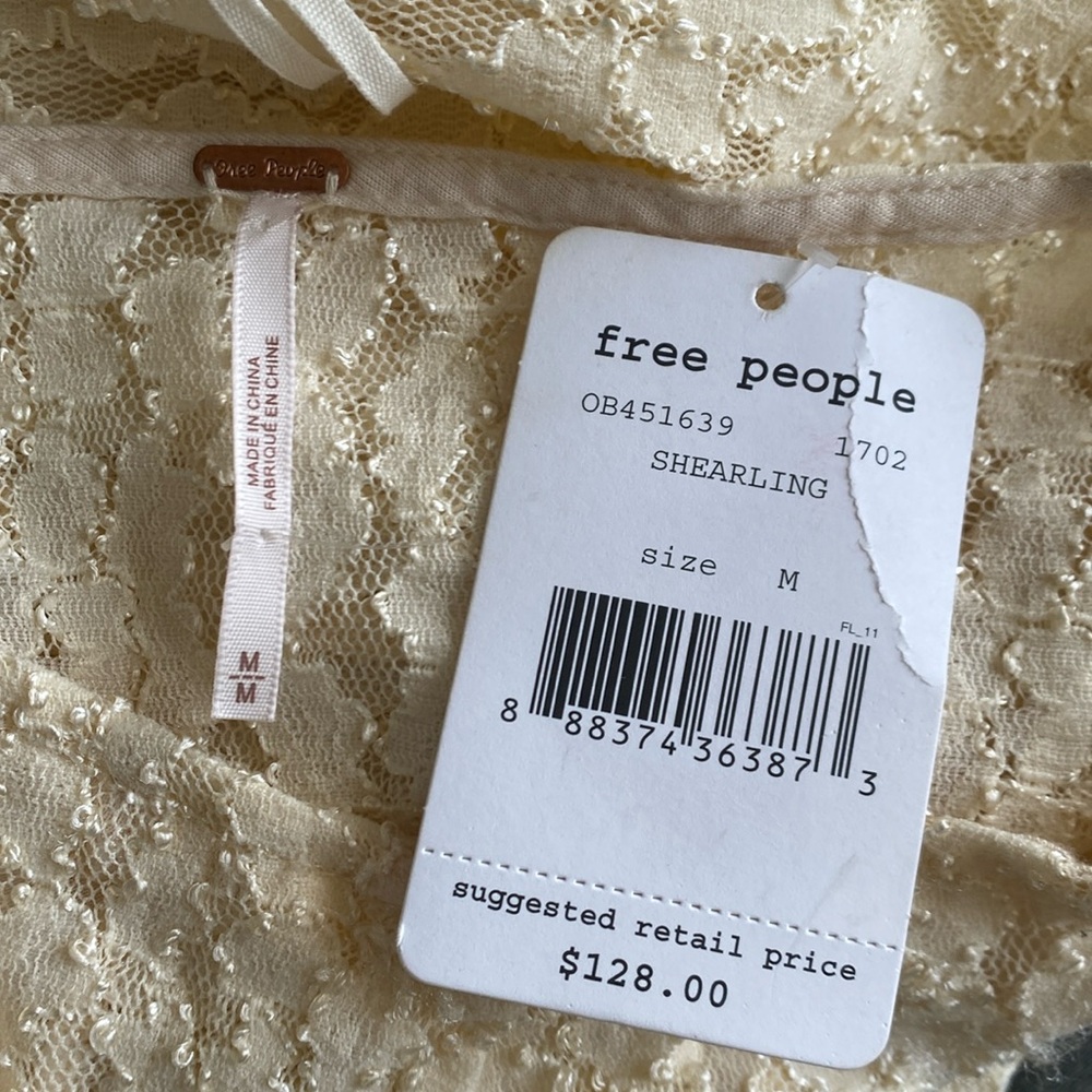 NWT Free People M Teen Witch Lace Dress. - Picture 3 of 14